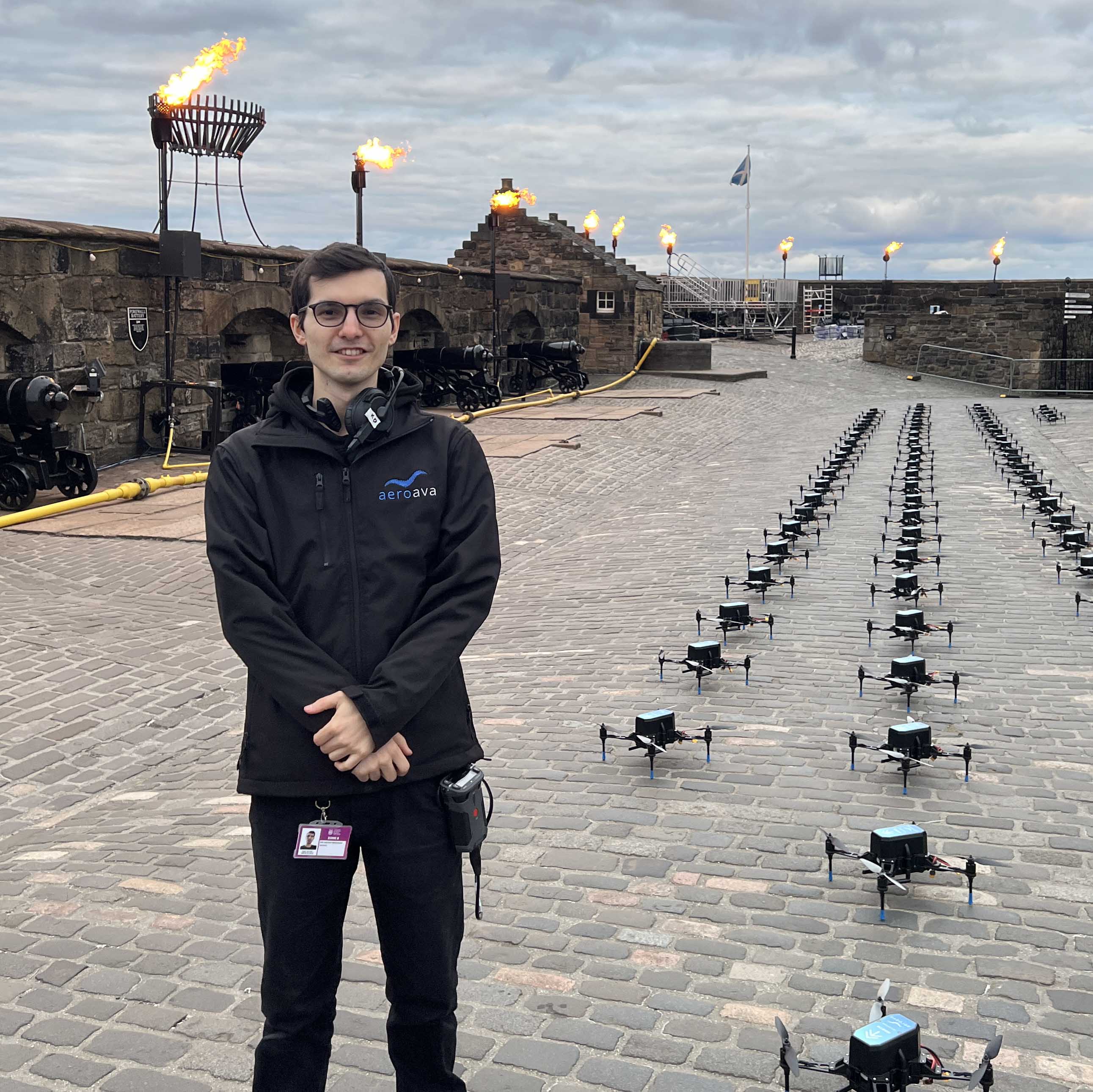 One of AeroAVA's safety observers Kieran